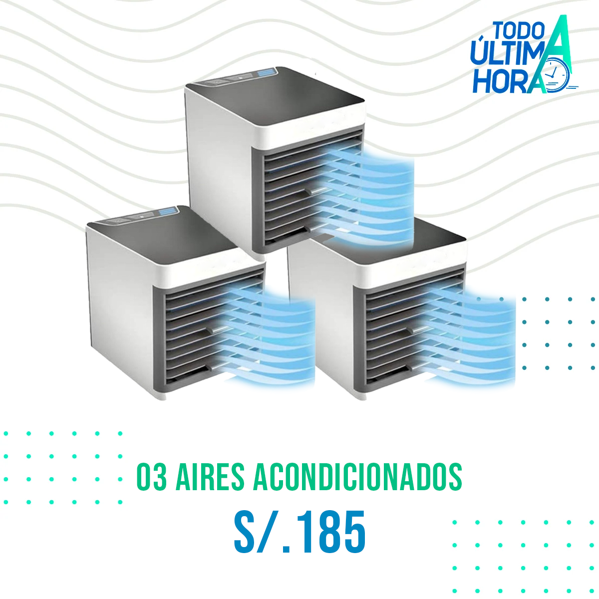 Mini Aire Acondicionado Portatil