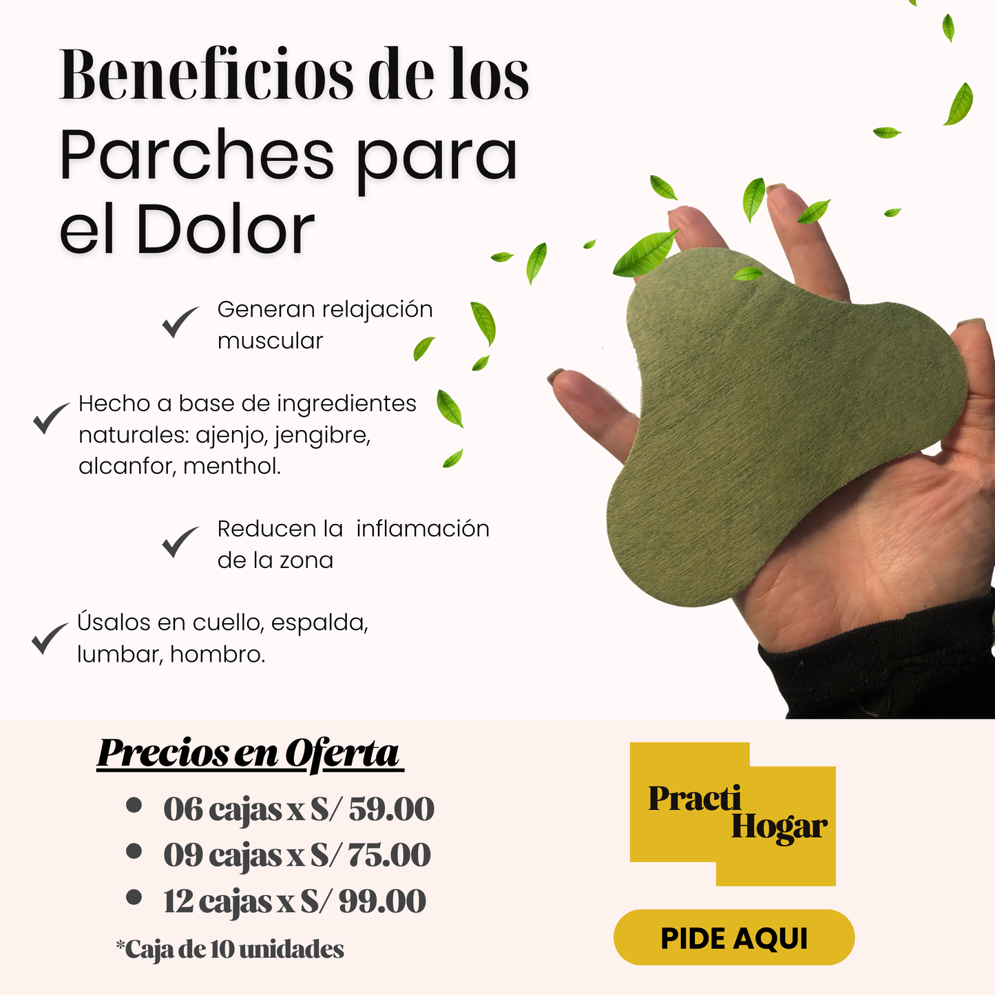 Parches para el dolor AlivioPlus® (6 cajas)