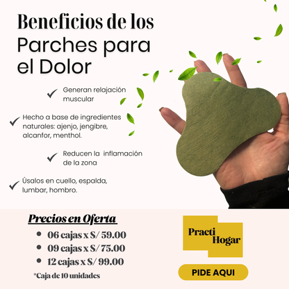 Parches para el dolor AlivioPlus® (6 cajas)