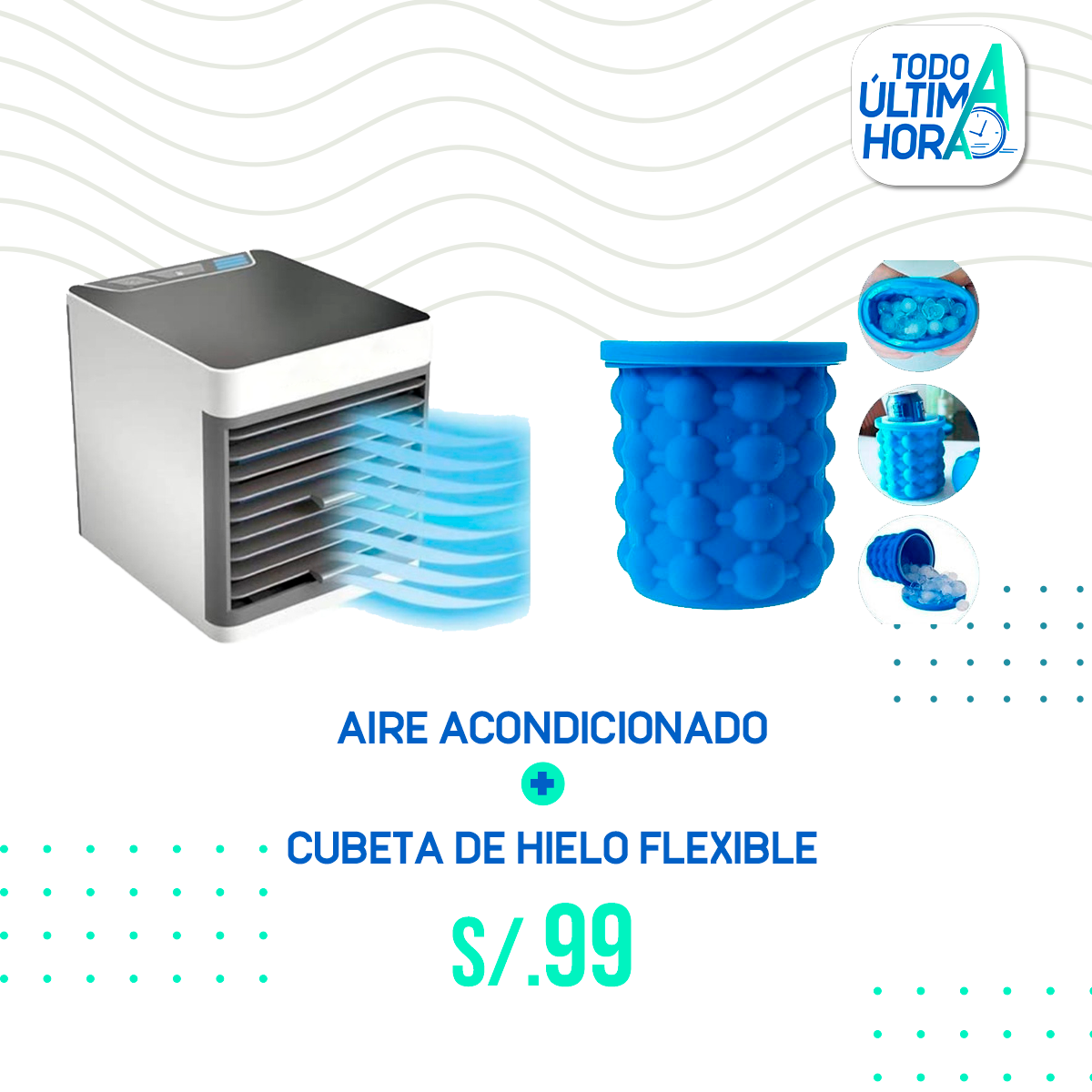 Mini Aire Acondicionado Portatil